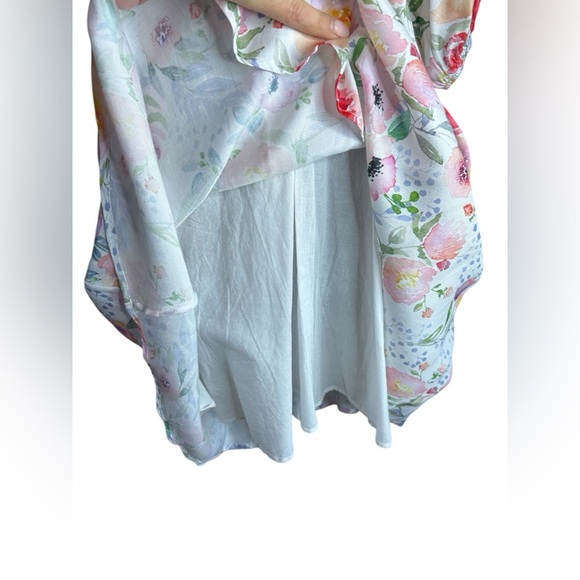 LUCY PARIS women’s azalea mini dress in white floral Linen size M NWT - Picture 9 of 15